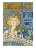 Moullot Affiches Marseille Roux 1897 Vintage Retro Advert Poster A4 Photo Print
