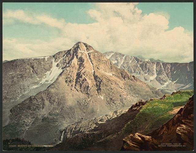 Mount of the Holy Cross II Vintage A4 Photo Print