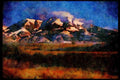 Mountains 114009 Scenic Madison Range In Montana A4 Limited Edition Watercolour Print
