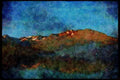 Mountains 114035 Pristine Mountain Wilderness At Dawn A4 Limited Edition Watercolour Print