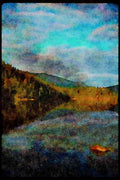 Mountains 114040 Wilderness Lake A4 Limited Edition Watercolour Print