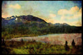 Mountains 114080 Mountainscape Deep Wilderness Mixed Game Hunting Country A4 Limited Edition Watercolour Print