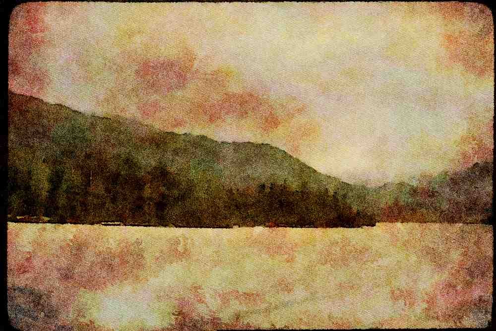 Mountains 114091 Rugged Beauty Of Northwest Coast Of British Columbia A4 Limited Edition Watercolour Print