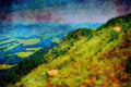 Mountains 213016 Near Appenzell, Switzerland A4 Limited Edition Watercolour Print