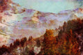 Mountains 213021 Alps, Near Thoron, Switzerland A4 Limited Edition Watercolour Print