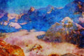 Mountains 213035 View From Jungfrau, Switzerland A4 Limited Edition Watercolour Print