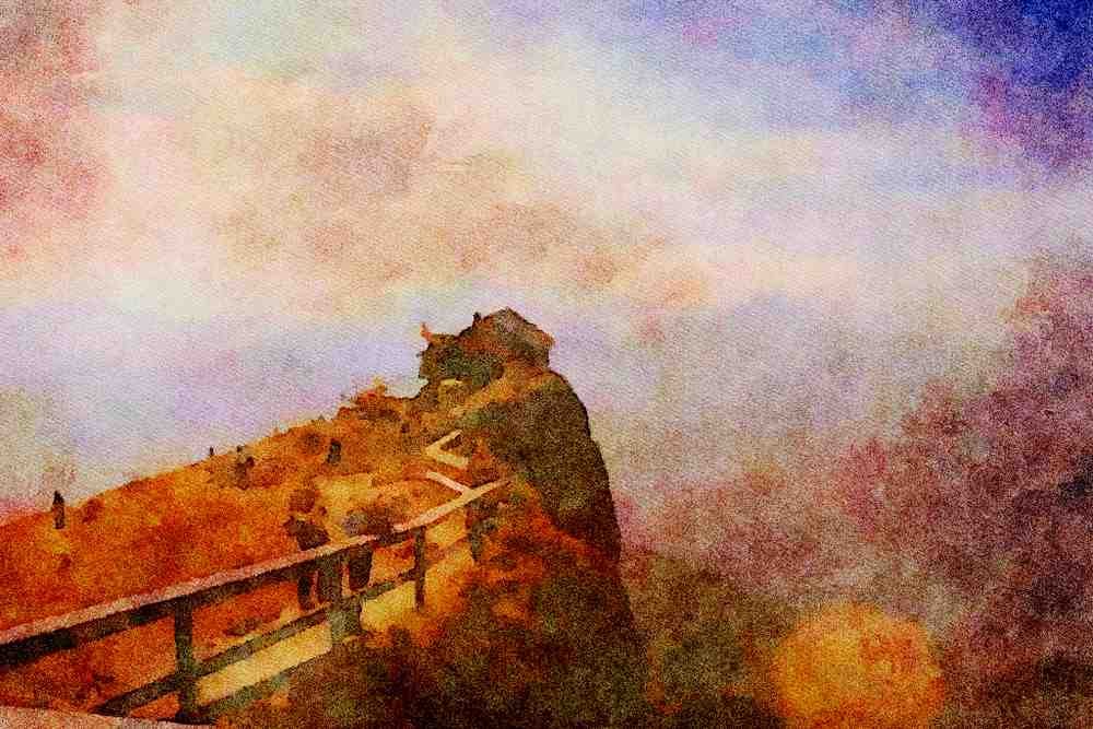 Mountains 213043 Tyrol, Austria A4 Limited Edition Watercolour Print