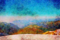 Mountains 213050 Swiss Alps A4 Limited Edition Watercolour Print