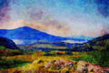 Mountains 213060 Loch Alsh, Scotland A4 Limited Edition Watercolour Print