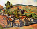 Mountains In Provence Cezanne A4 Photo Print