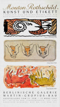 Mouton Rothschild Exhibition Vintage Retro Advert Poster A4 Photo Print