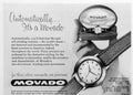 Movado Watches Gold Vintage Retro Advert Poster A4 Photo Print