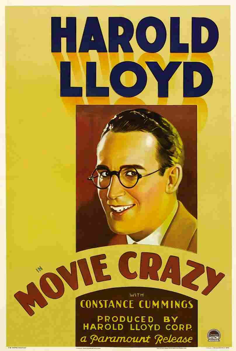 Movie Crazy 01  film star poster A4 Photo Print
