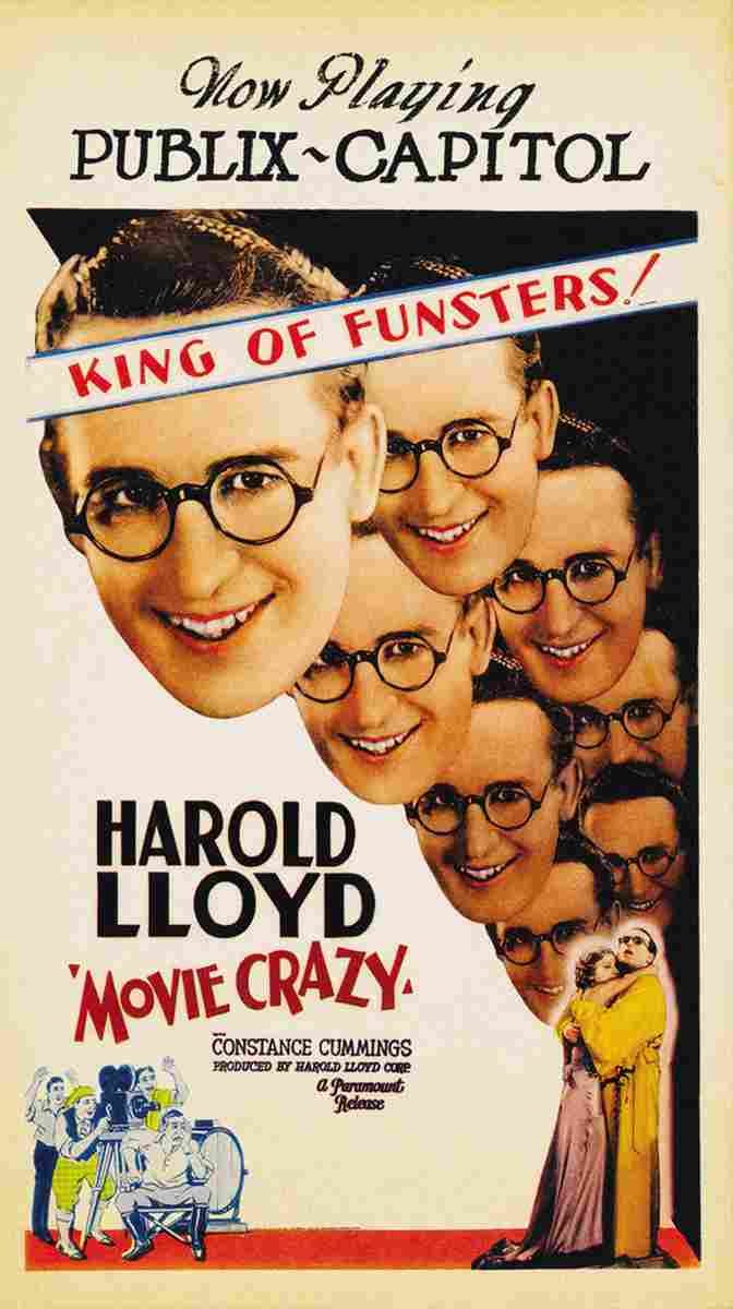 Movie Crazy 03  film star poster A4 Photo Print