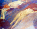 Moving Water Klimt A4 Photo Print