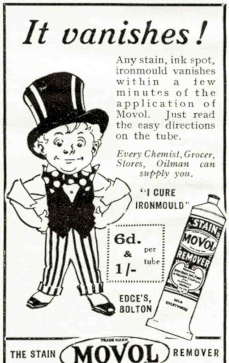 Movol Ironmould Cure Vintage Retro Advert Poster A4 Photo Print