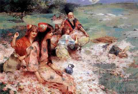 Mowbray Henry Siddons Oriental Fantasy A4 Photo Print