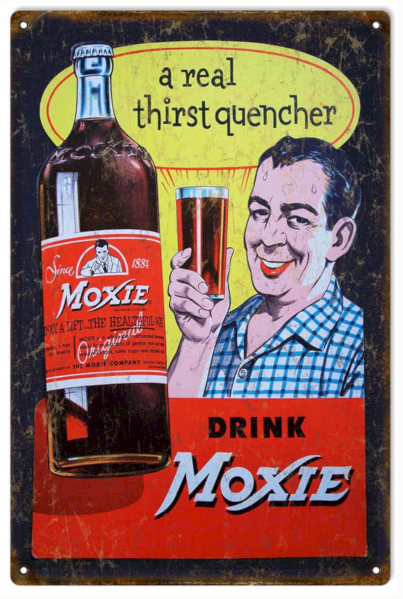 Moxie Drink 1884 Vintage Retro Advert Ads A4 Photo Print