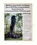 Mp5 Gun Training Vintage Retro Advert Poster A4 Photo Print