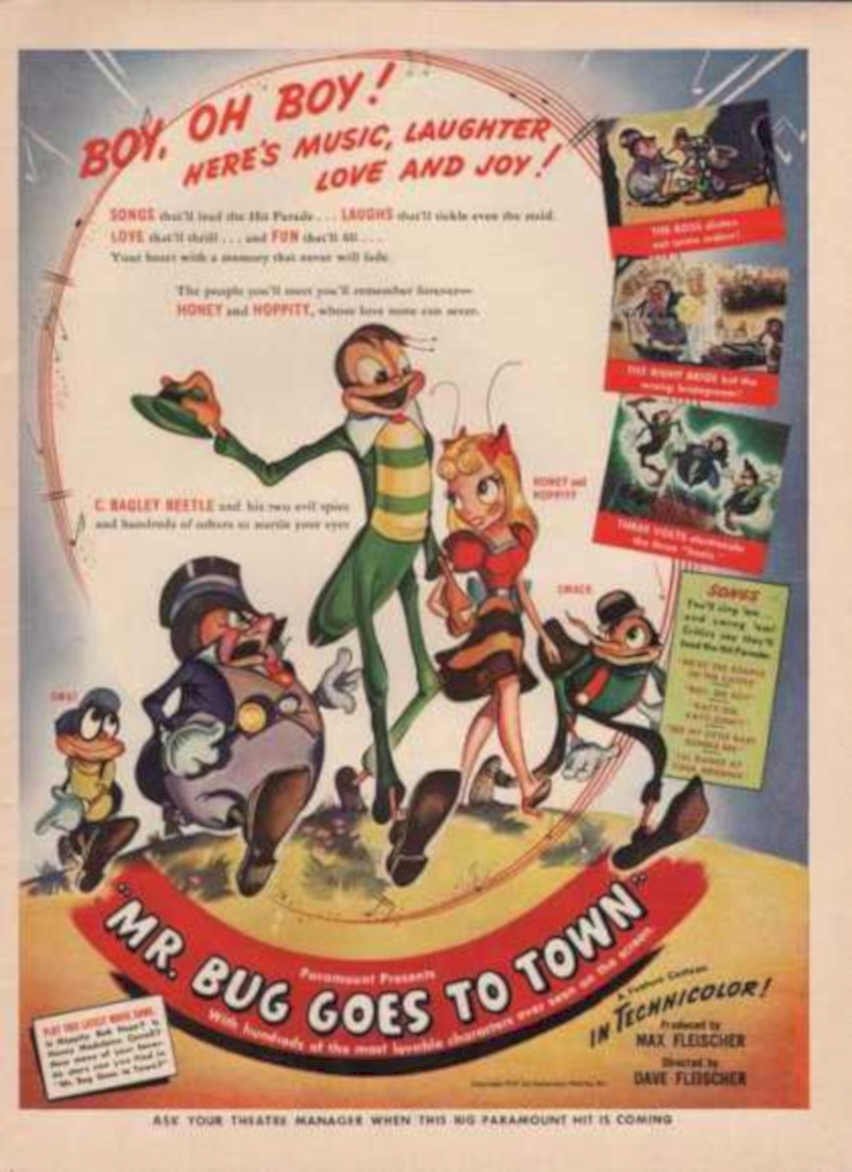 Mr Bug Town Vintage Retro Advert Ads A4 Photo Print