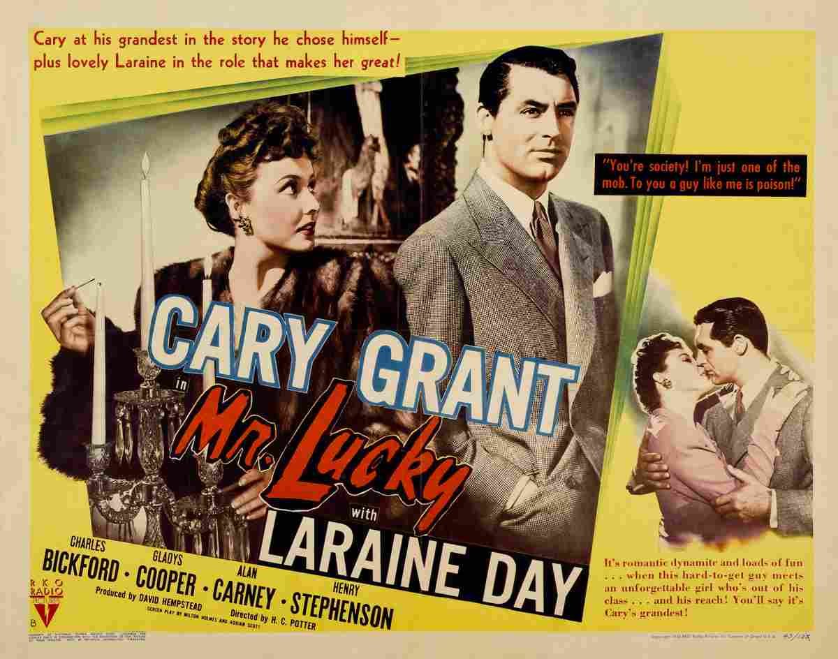 Mr Lucky 02  film star poster A4 Photo Print