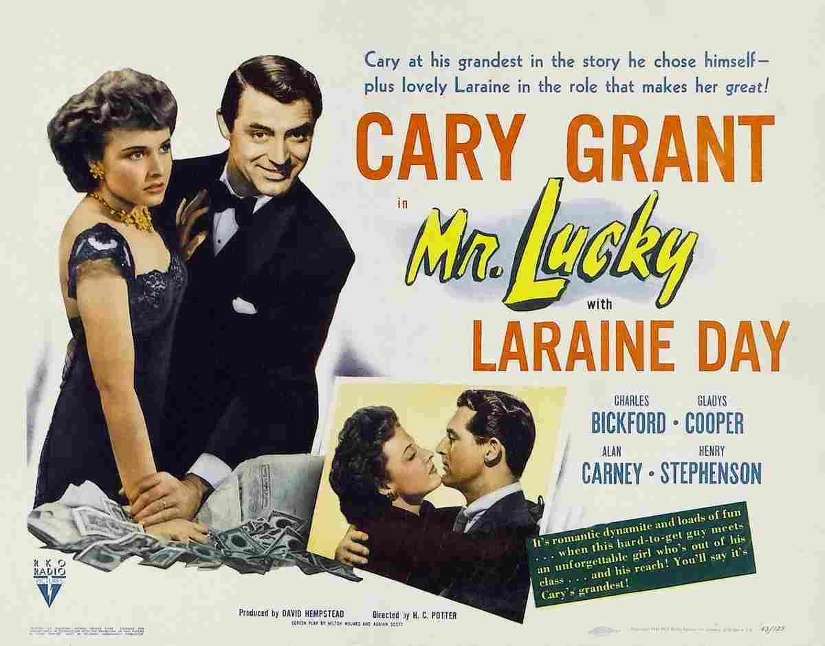 Mr Lucky 04  film star poster A4 Photo Print