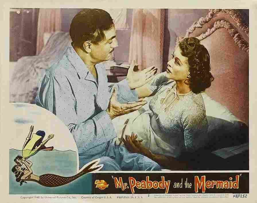 Mr Peabody and the Mermaid 02  film star poster A4 Photo Print