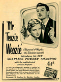 Mr Teazie Weazie 1950s Vintage Retro Advert Poster
