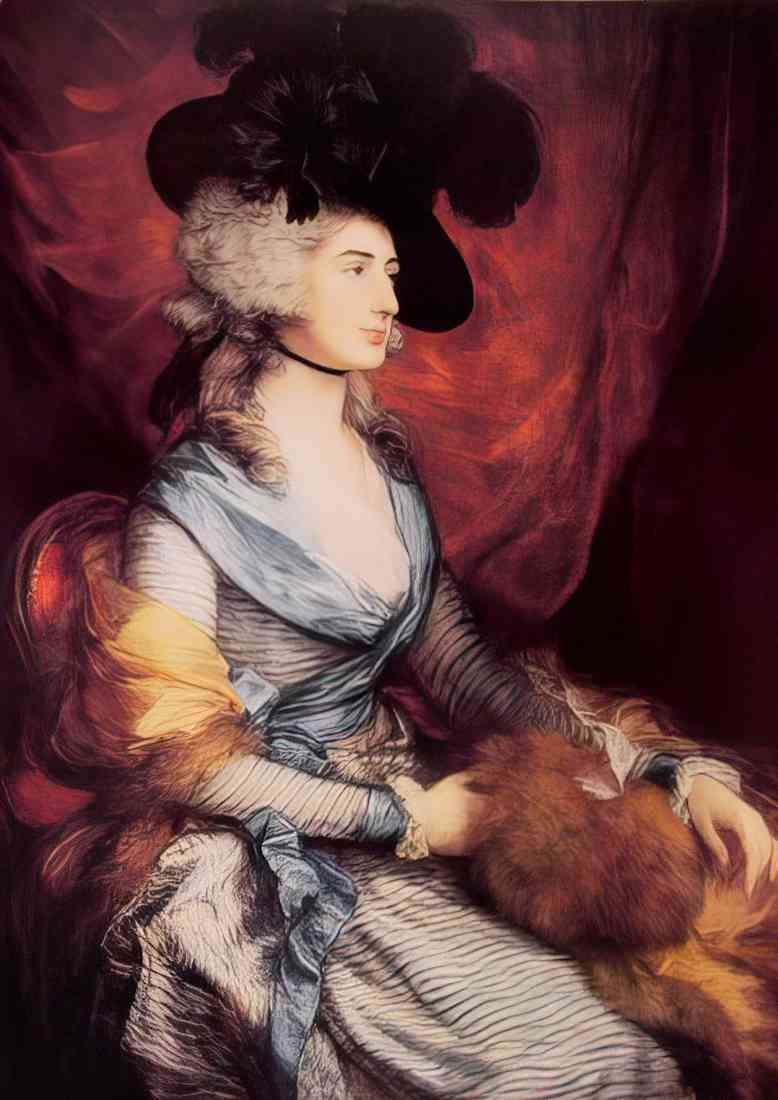Mrs Sarah Siddons 1785 A4 Photo Print