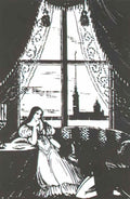 Mstislav Dobuzhinsky an illustration from a pushkin s eugene onegin 1 Art A4 Photo Print