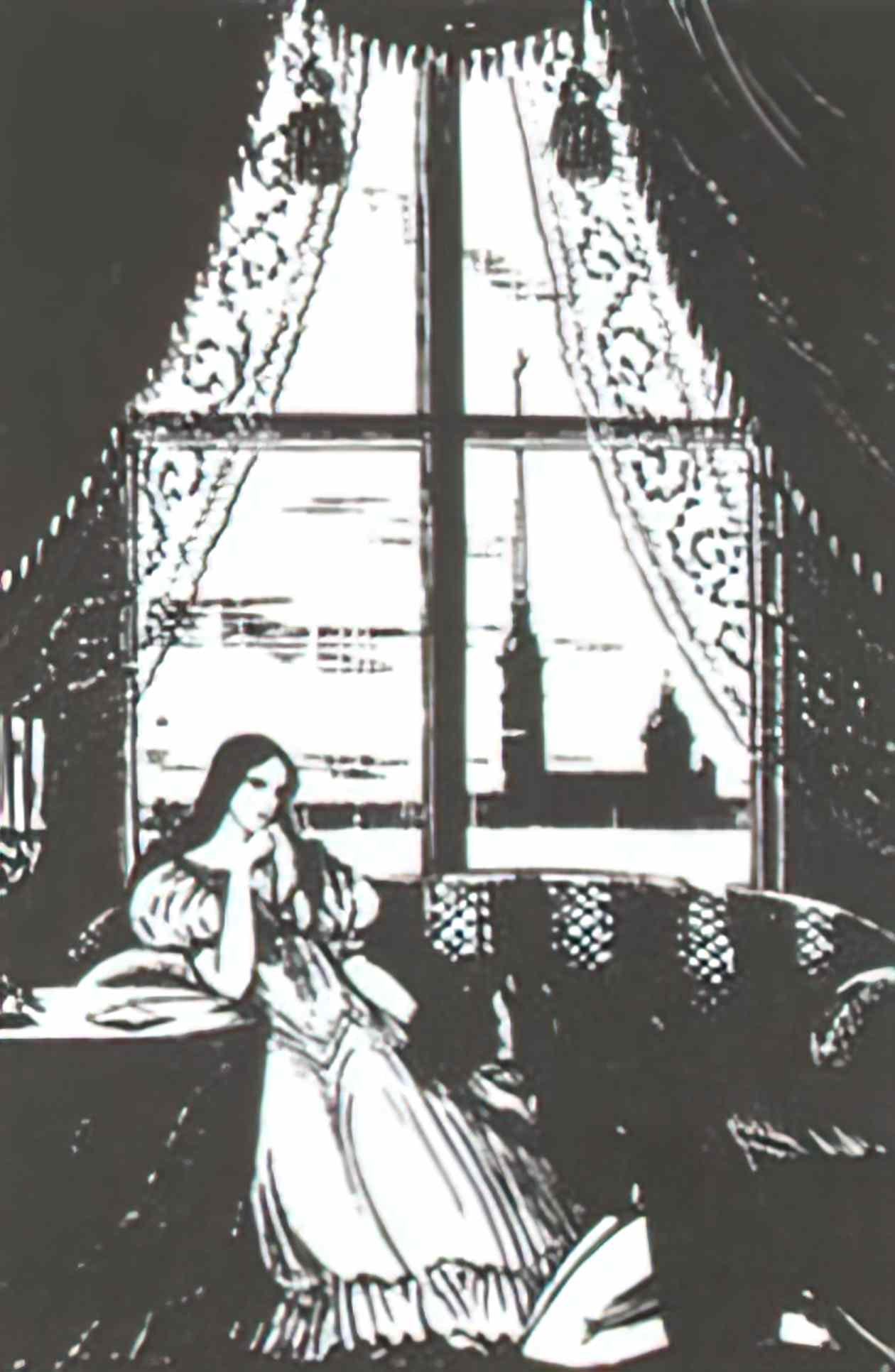 Mstislav Dobuzhinsky an illustration from a pushkin s eugene onegin 1 Art A4 Photo Print