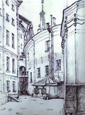 Mstislav Dobuzhinsky dobuzhinsky25  A4 Photo Print