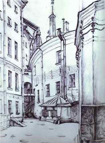 Mstislav Dobuzhinsky dobuzhinsky25  A4 Photo Print