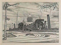 Mstislav Dobuzhinsky dredger 1923 Art A4 Photo Print