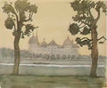 Mstislav Dobuzhinsky moritzburg castle Art A4 Photo Print