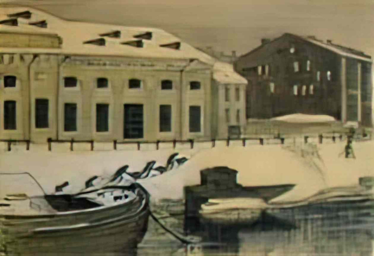 Mstislav Dobuzhinsky petersburg the obvodny canal 1902 Art A4 Photo Print