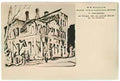 Mstislav Dobuzhinsky poland station destroyed by germans Art A4 Photo Print