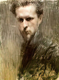 Mstislav Dobuzhinsky self portrait Art A4 Photo Print