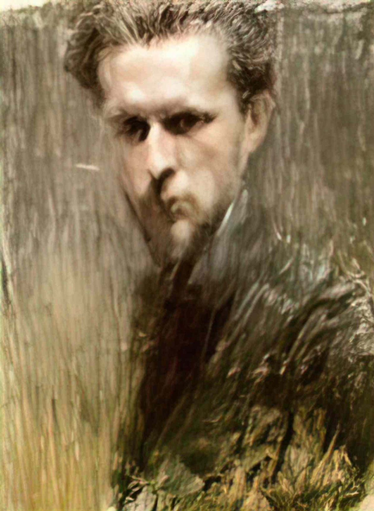 Mstislav Dobuzhinsky self portrait Art A4 Photo Print