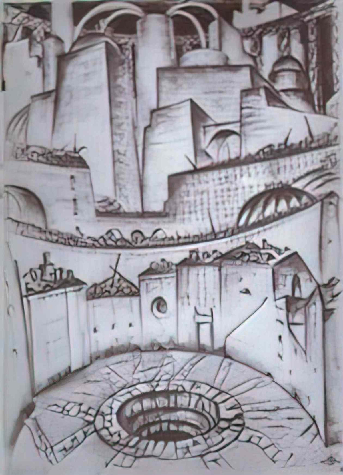 Mstislav Dobuzhinsky silence 1918 Art A4 Photo Print