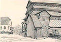 Mstislav Dobuzhinsky synagogue Art A4 Photo Print