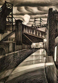 Mstislav Dobuzhinsky viaduct in london 1915 Art A4 Photo Print