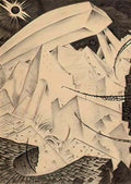 Mstislav Dobuzhinsky vision of the city Art A4 Photo Print