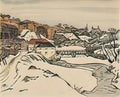 Mstislav Dobuzhinsky vitebsk 1919 1 Art A4 Photo Print
