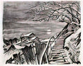 Mstislav Dobuzhinsky vitebsk the staircase 1923 Art A4 Photo Print