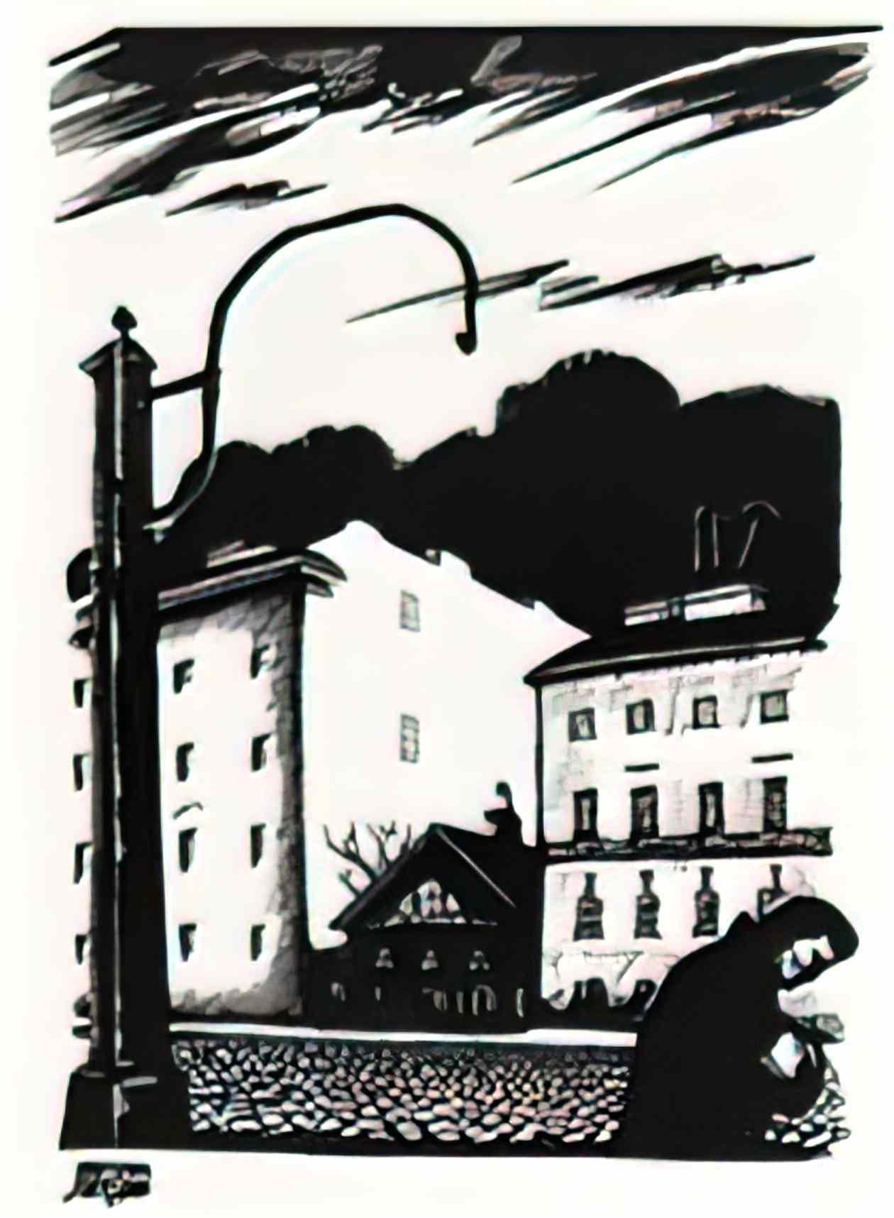 Mstislav Dobuzhinsky white nights 1922 1(1) Art A4 Photo Print