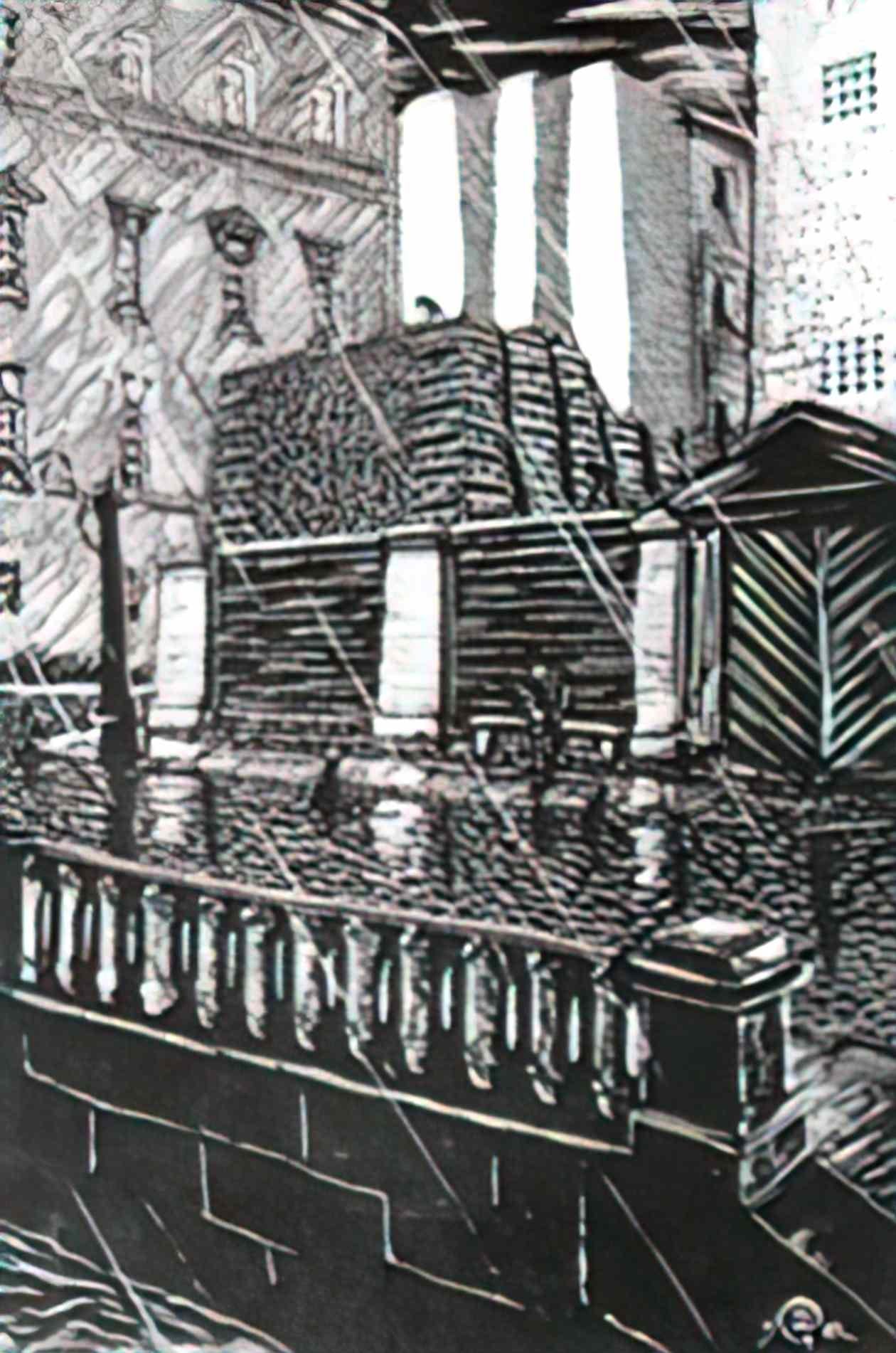 Mstislav Dobuzhinsky white nights 1922 4 Art A4 Photo Print