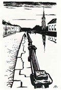 Mstislav Dobuzhinsky white nights 1922 7 Art A4 Photo Print
