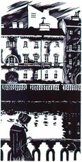 Mstislav Dobuzhinsky white nights 1922 Art A4 Photo Print