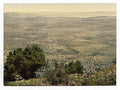 Mt Hermon and Plain of Tabor Vintage A4 Photo Print